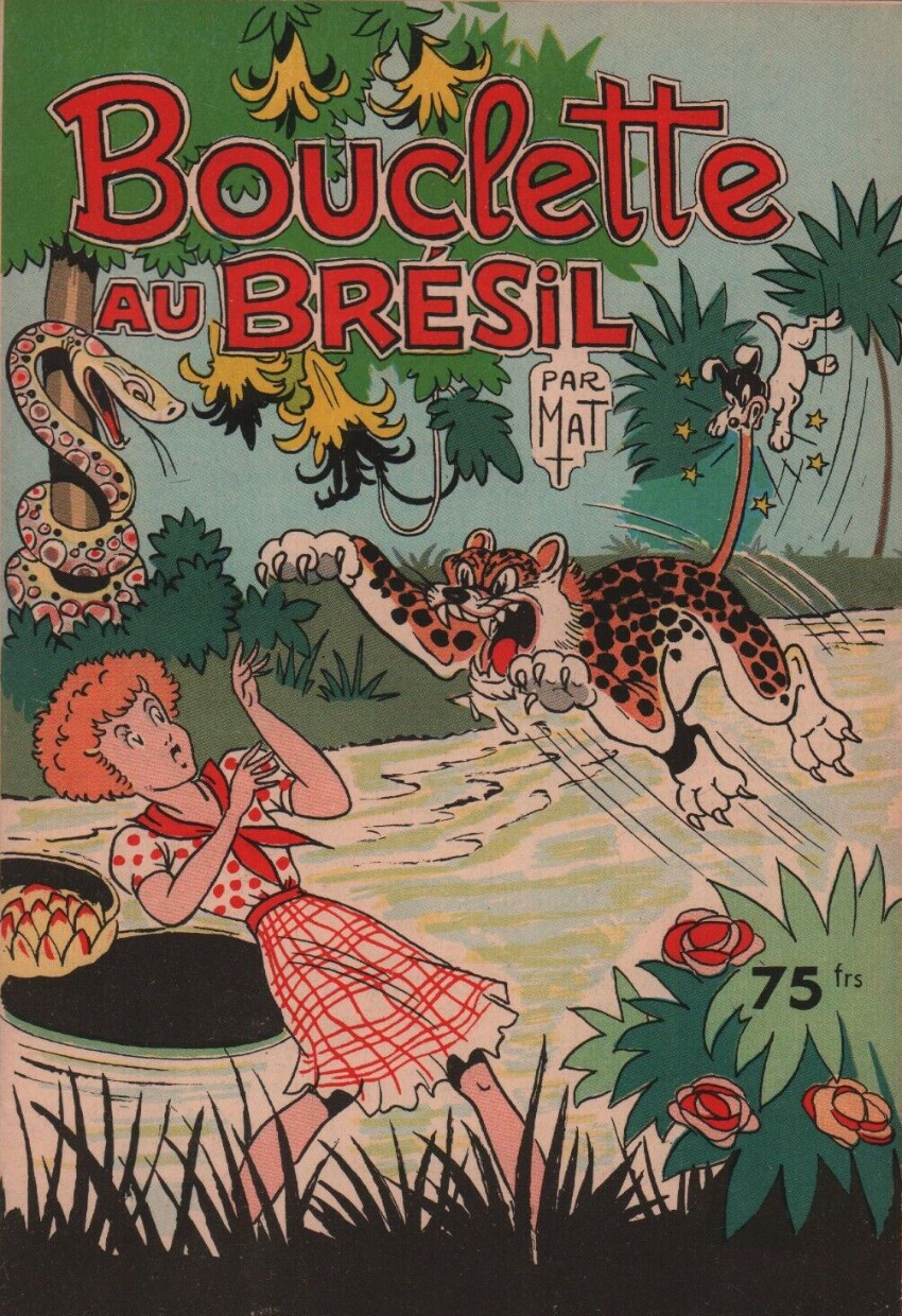 Bouclette au Brésil - Série Bouclette par Marcel Turlin / Mat - Couverture