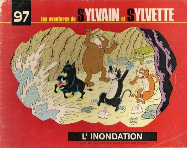 Inondation (L') - Série Sylvain et Sylvette par Robert Génin et Claude Dubois - Couverture