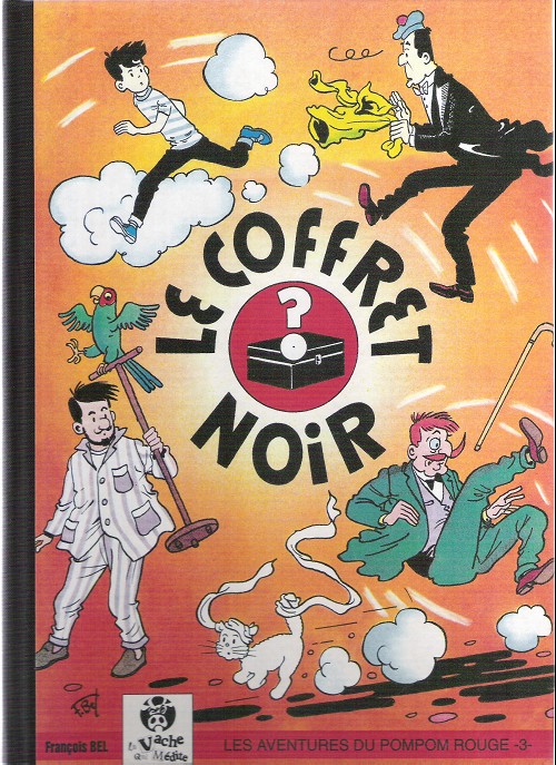 Coffret noir (Le) - Série Aventures du Pompon Rouge (Les) par François Bel - Couverture