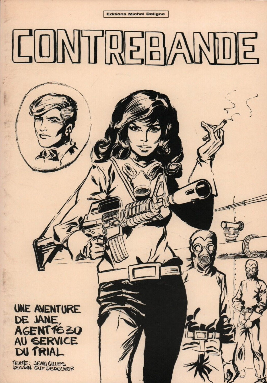 Contrebande par Jean Gilles et Guy Dedecker - Couverture