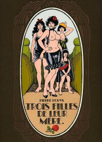 Trois filles de leur mère par Georges Pichard et Pierre Louÿs - Couverture