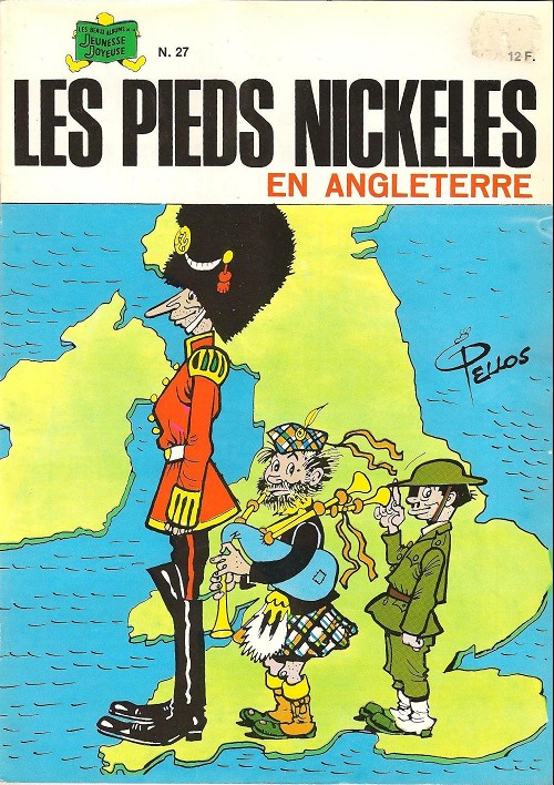 Pieds Nickelés en Angleterre (Les) - Série Pieds Nickelés (Les) par Roland De Montaubert et René Pellos - Couverture