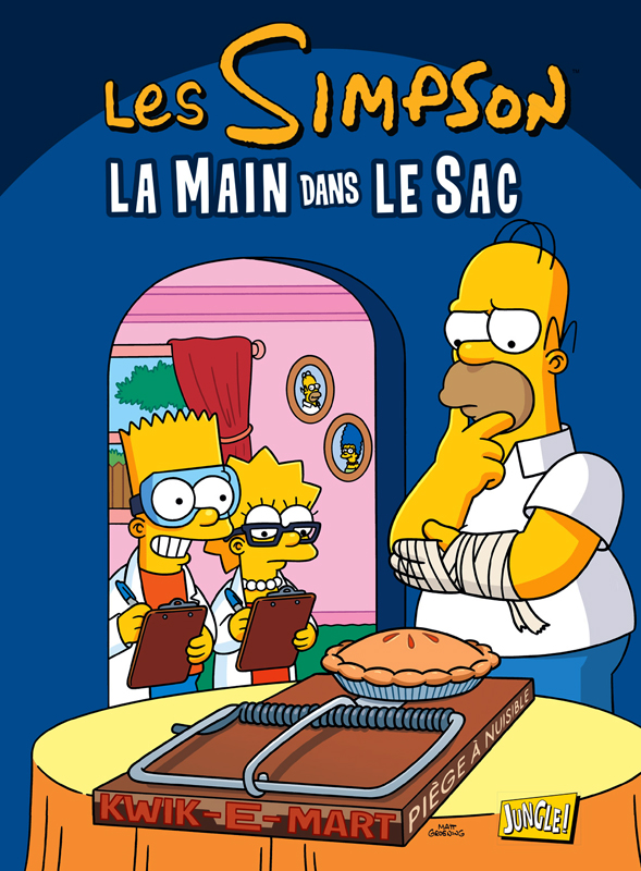 Main dans le sac (La) - Série Simpson (Les) par Matt Groening, Bill Morrison et Phil Ortiz - Couverture