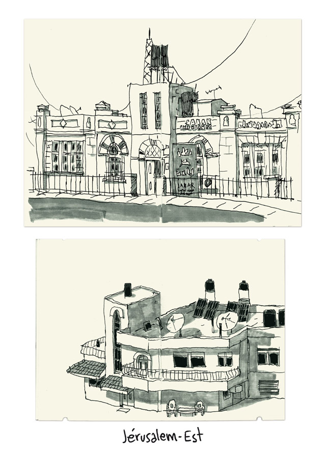 Croquis de Jérusalem - Extrait 1