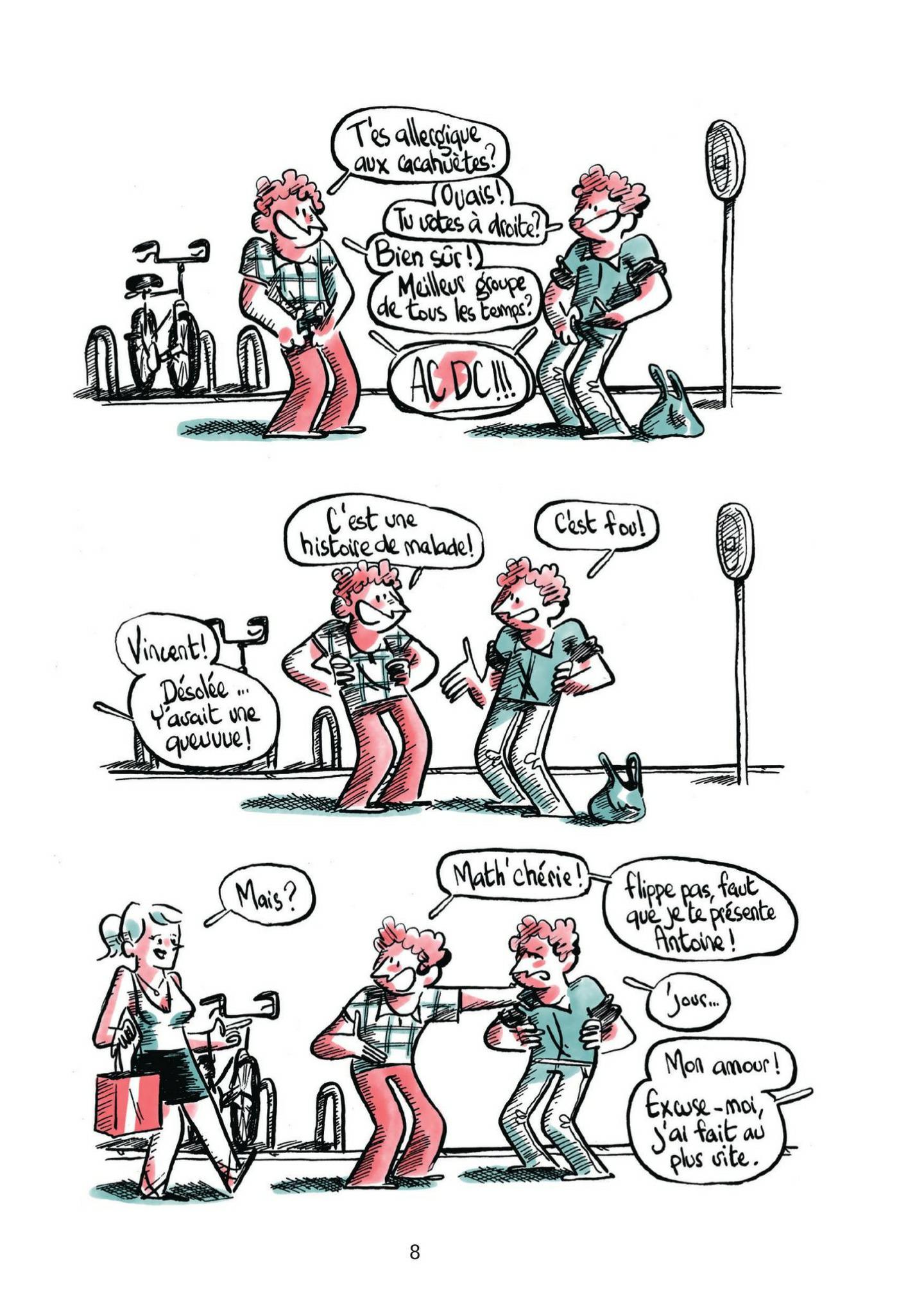 Salade tomate oignon - Sauce blanche supplément frites - Extrait 1