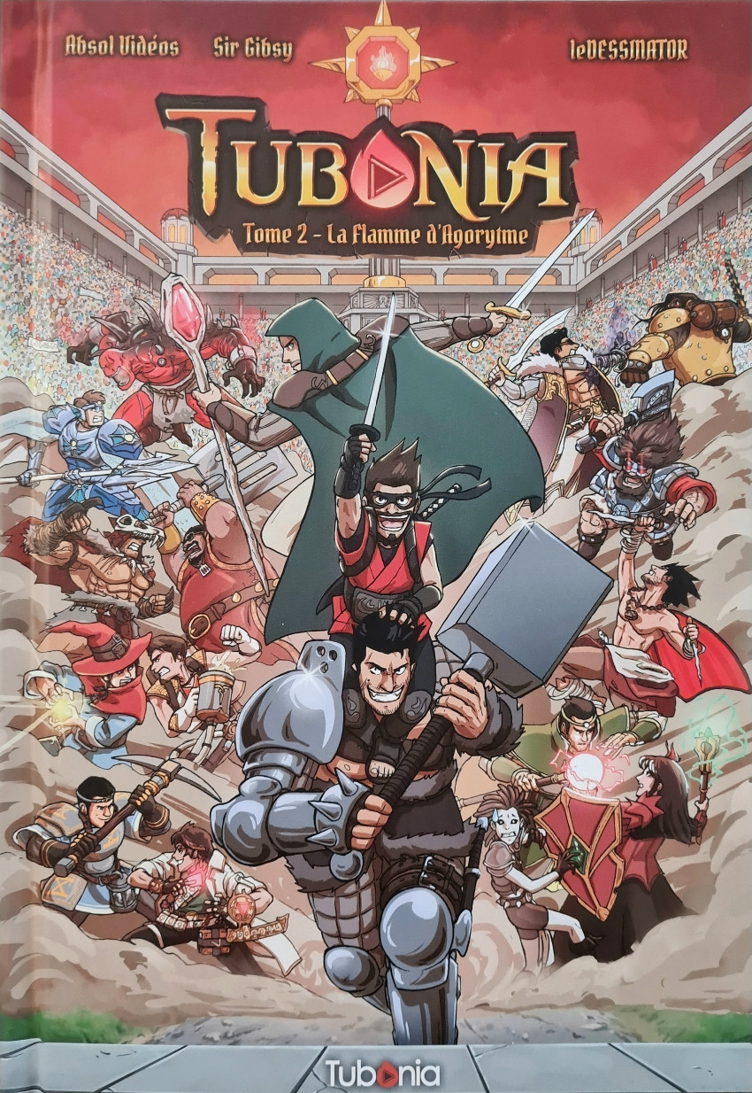 Flamme d'Agorytme (La) - Série Tubonia par Sir Gibsy, Absol Vidéos et Julien Parra - Couverture