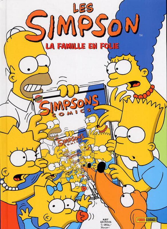 Famille en folie (La) - Série Simpson (Les) par Matt Groening - Couverture