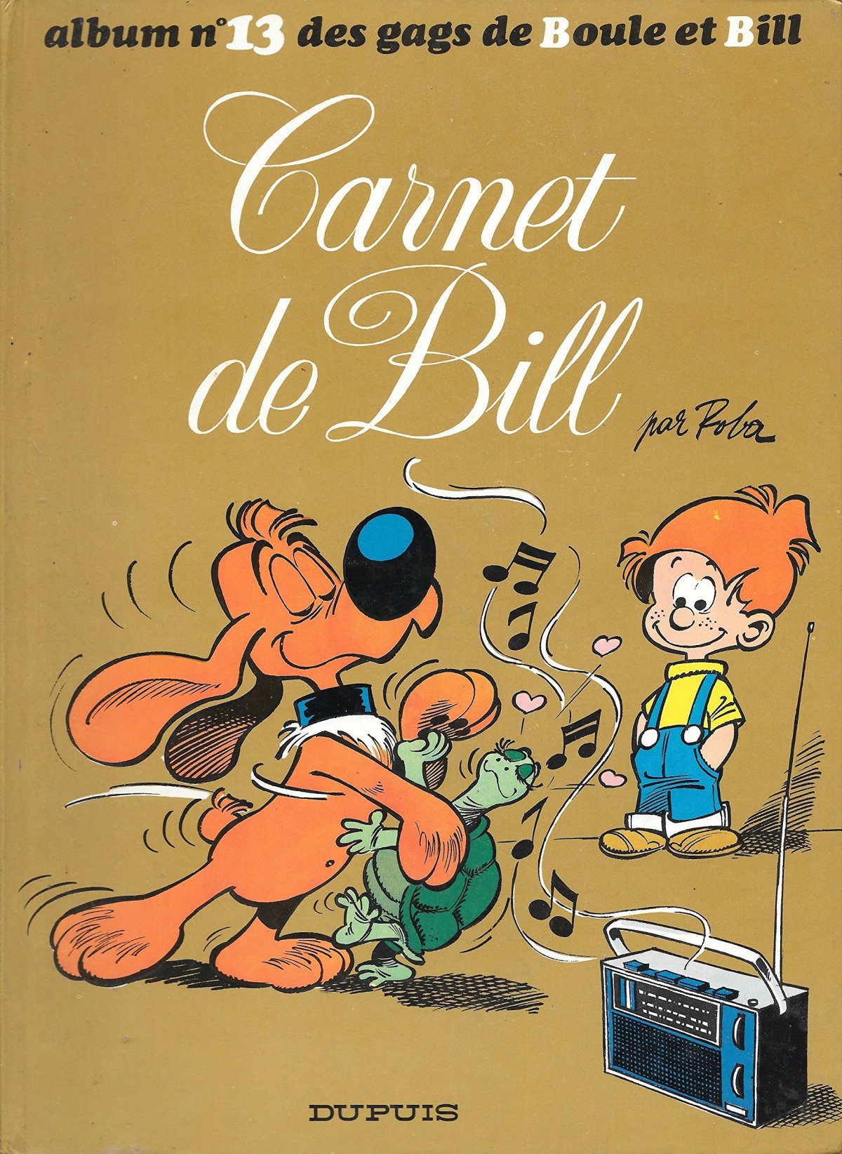 Carnet de Bill - Série Boule & Bill - 9782800105093