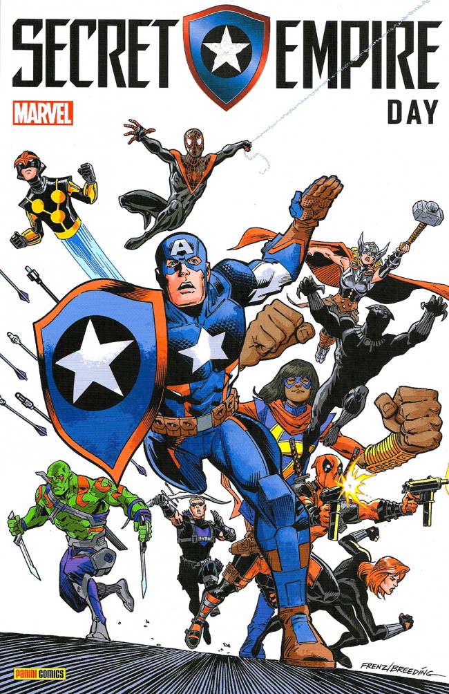 Secret Empire Day - Série Secret Empire par Nick Kocher, Jeremy Whitley, Tana Ford et Diego Olortegui - Couverture