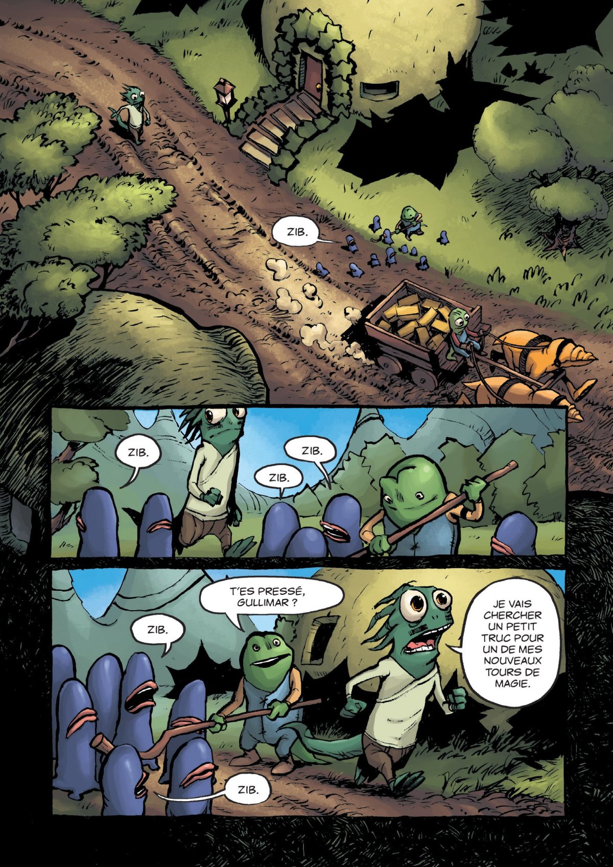 Invasion des lézards sanguinaires (L') - Extrait 1