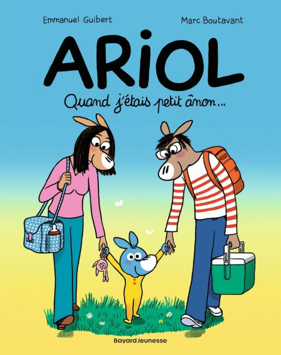 Quand j'étais petit ânon... - Série Ariol par Emmanuel Guibert et Marc Boutavant - Couverture