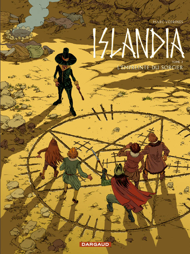 Empreinte du sorcier (L') - Série Islandia par Marc Védrines - Couverture