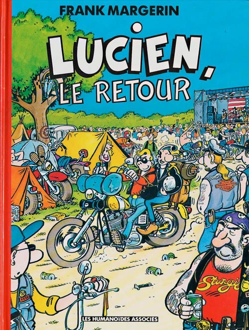 Retour (Le) - Série Lucien par Frank Margerin - Couverture