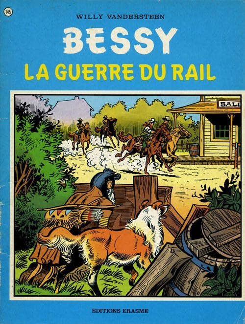 La guerre du rail - Série Bessy par Willy Vandersteen - Couverture