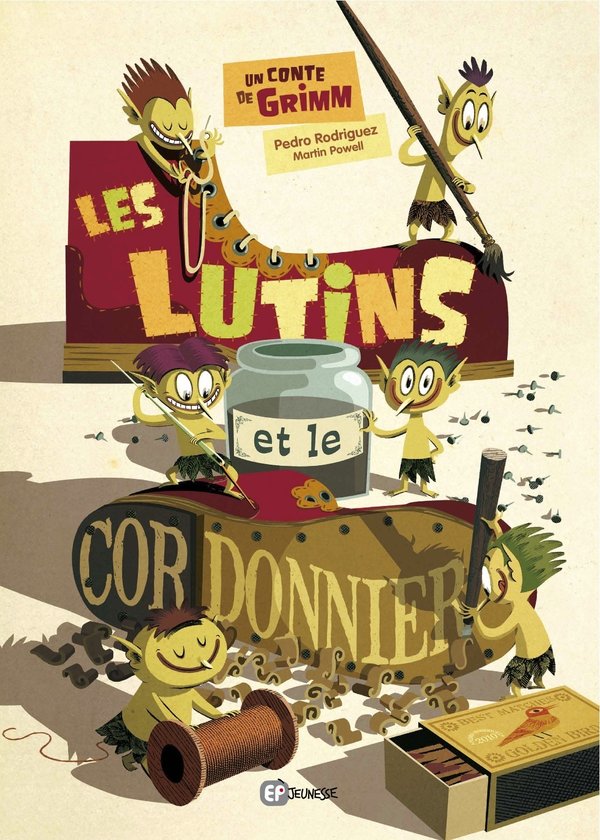 Lutins et le cordonnier (Les) - Série Merveilleux contes de Grimm (Les) - 9782848104157