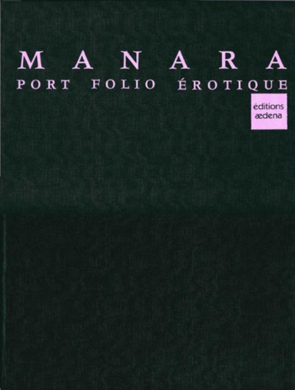 Port folio érotique par Milo Manara - Couverture
