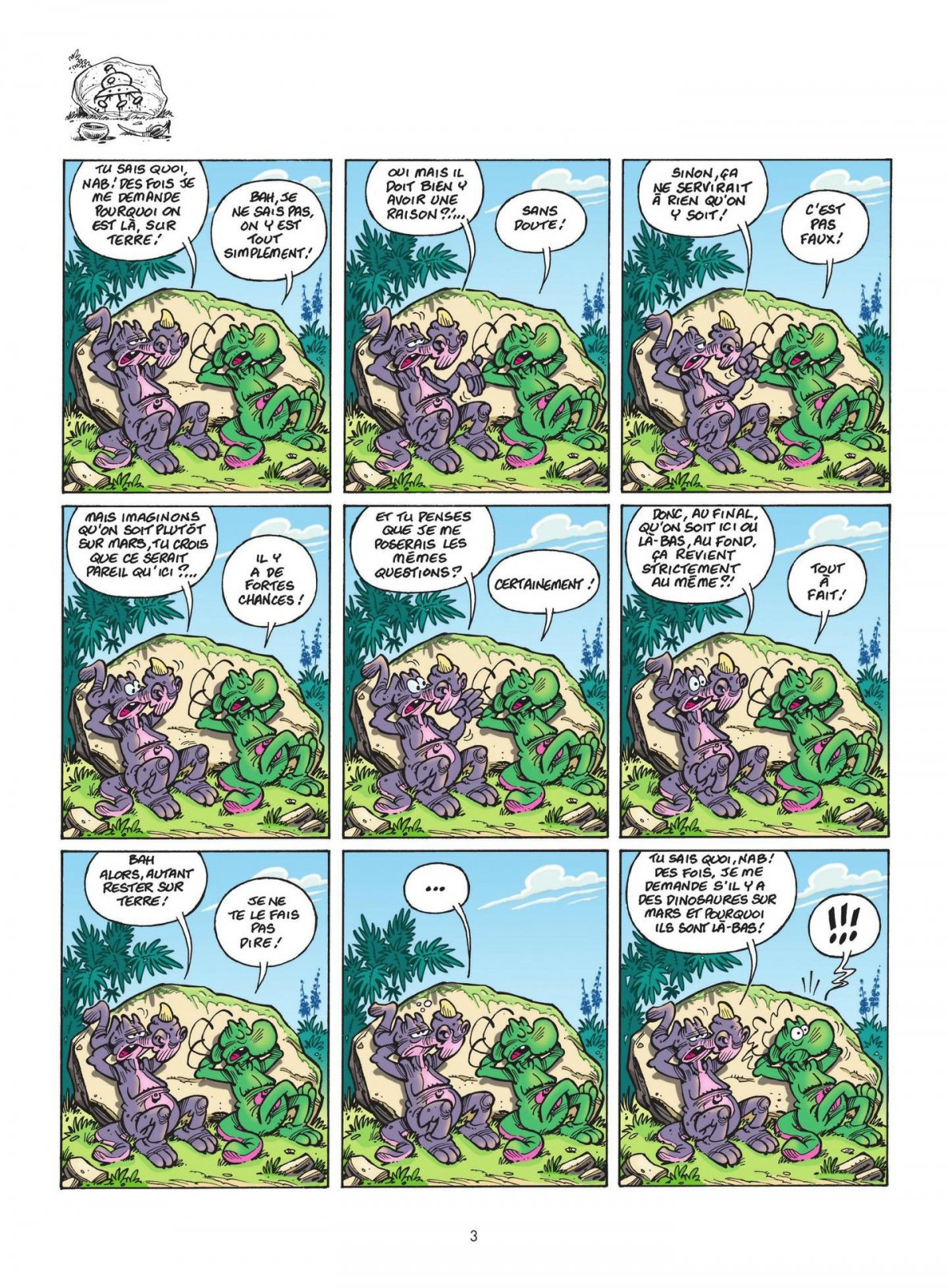 Nouvelles Aventures Apeupréhistoriques De Nabuchodinosaure (Les) 4 - Extrait 1