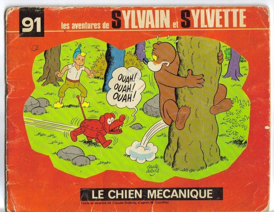 Chien mécanique (Le) - Série Sylvain et Sylvette par Claude Dubois - Couverture