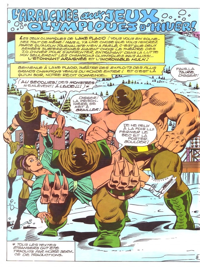 Araignée aux Jeux Olympiques d'hiver (L') - Extrait 1