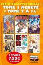Des mangas Glénat à 1 euro ?