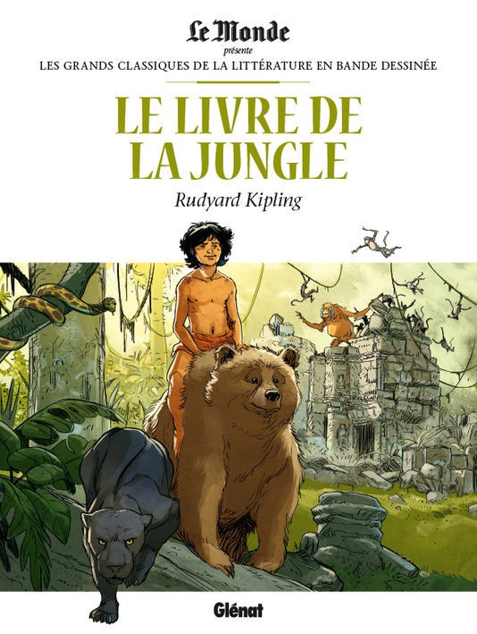 Livre de la jungle (Le) - Série Incontournables de la littérature en BD (Les) - 9782357105072