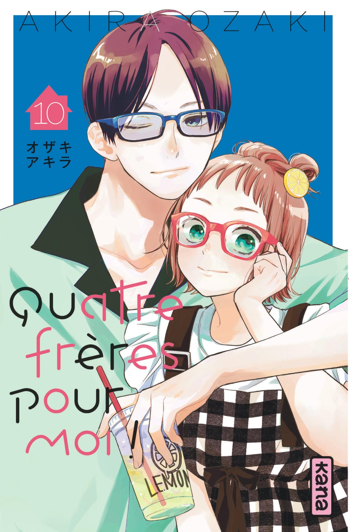 Quatre frères pour moi ! 10 - Série Quatre frères pour moi ! par Akira Ozaki - Couverture