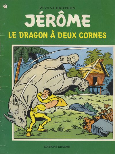 Dragon à deux cornes (Le) - Série Jérôme par Willy Vandersteen - Couverture