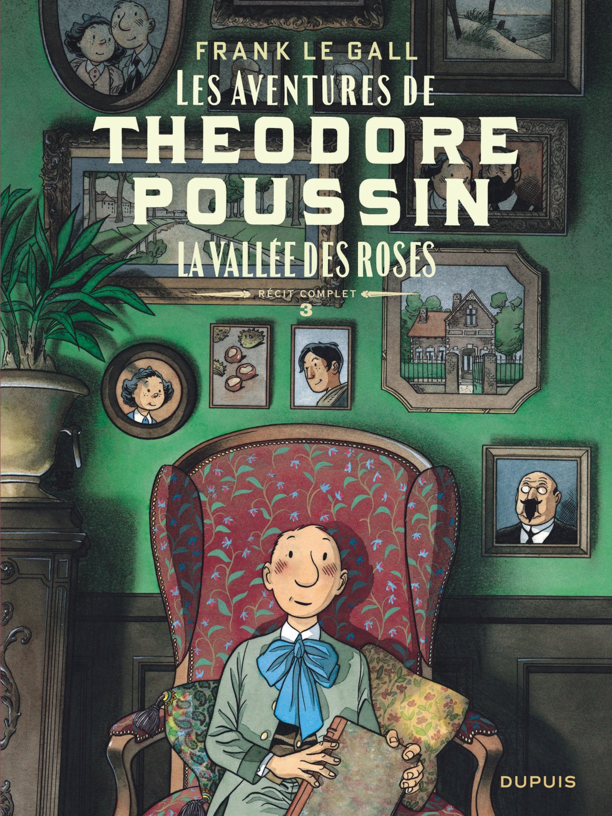 Vallée des roses (La) - Série Théodore Poussin par Frank Le Gall - Couverture