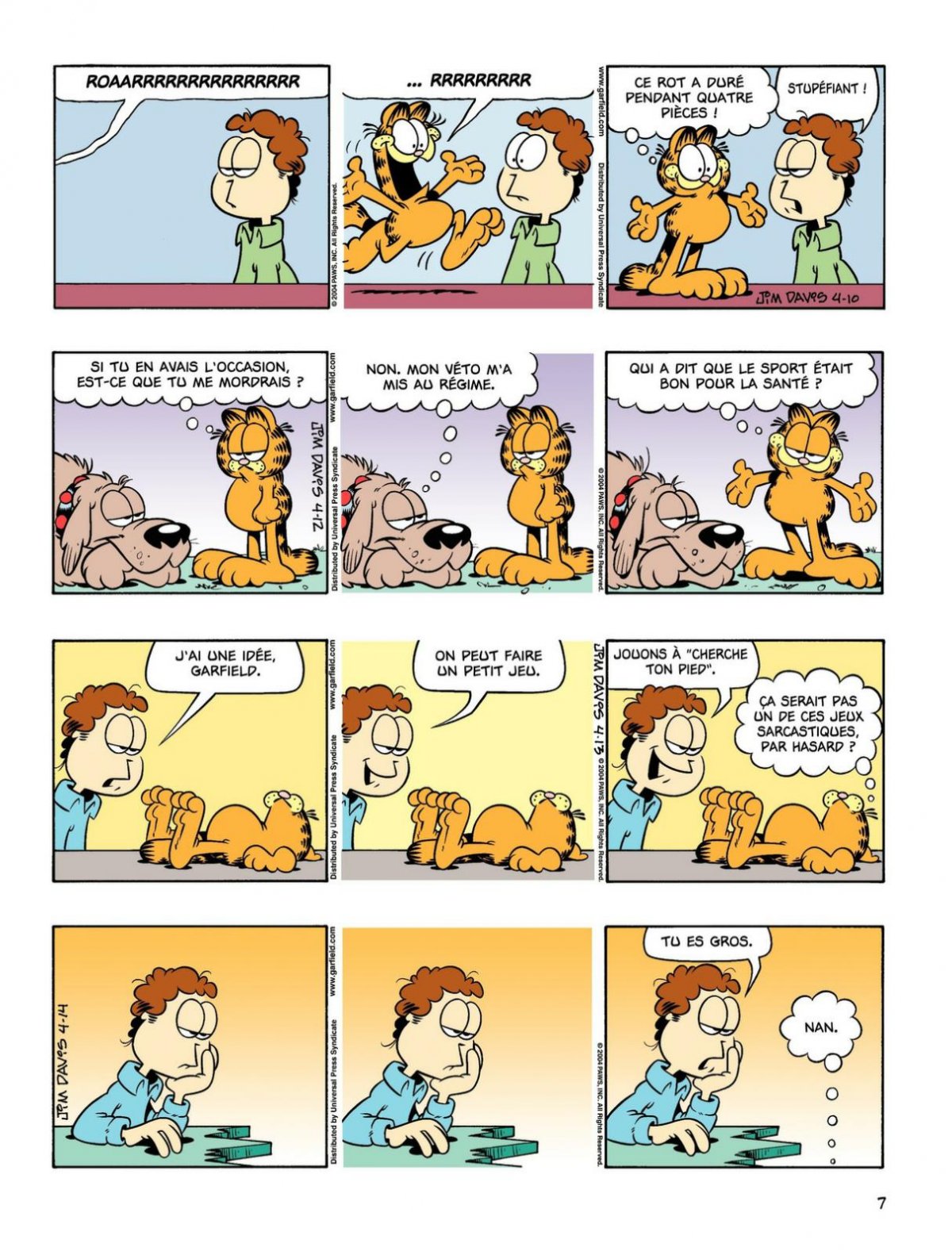Où est Garfield ? - Extrait 1
