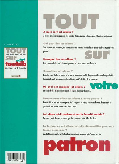 Tout ce que vous avez toujours voulu savoir sur votre patron sans jamais oser le demander - Extrait 1