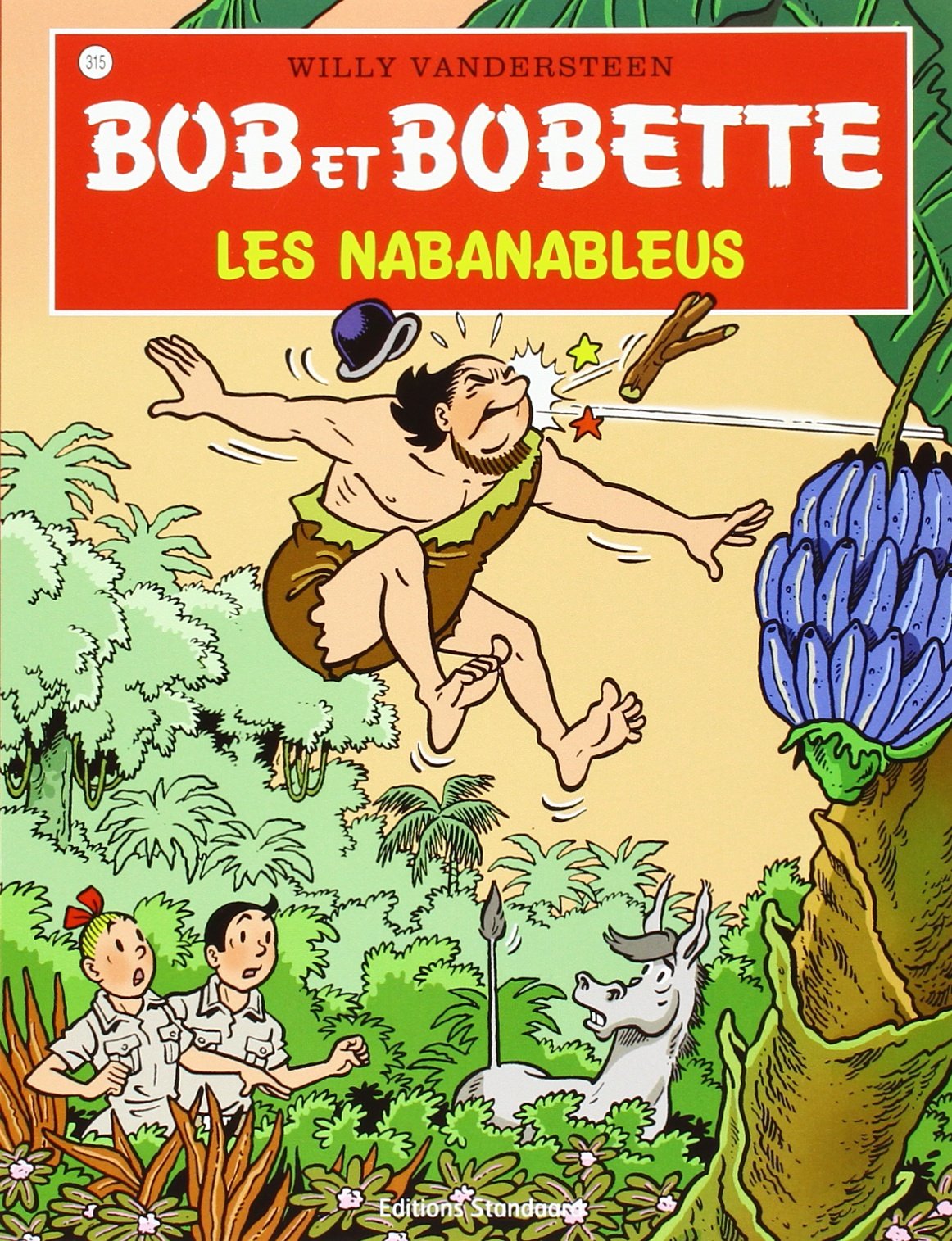 Nabanableus (Les) - Série Bob et Bobette par Peter Van Gucht et Luc Morjaeu - Couverture