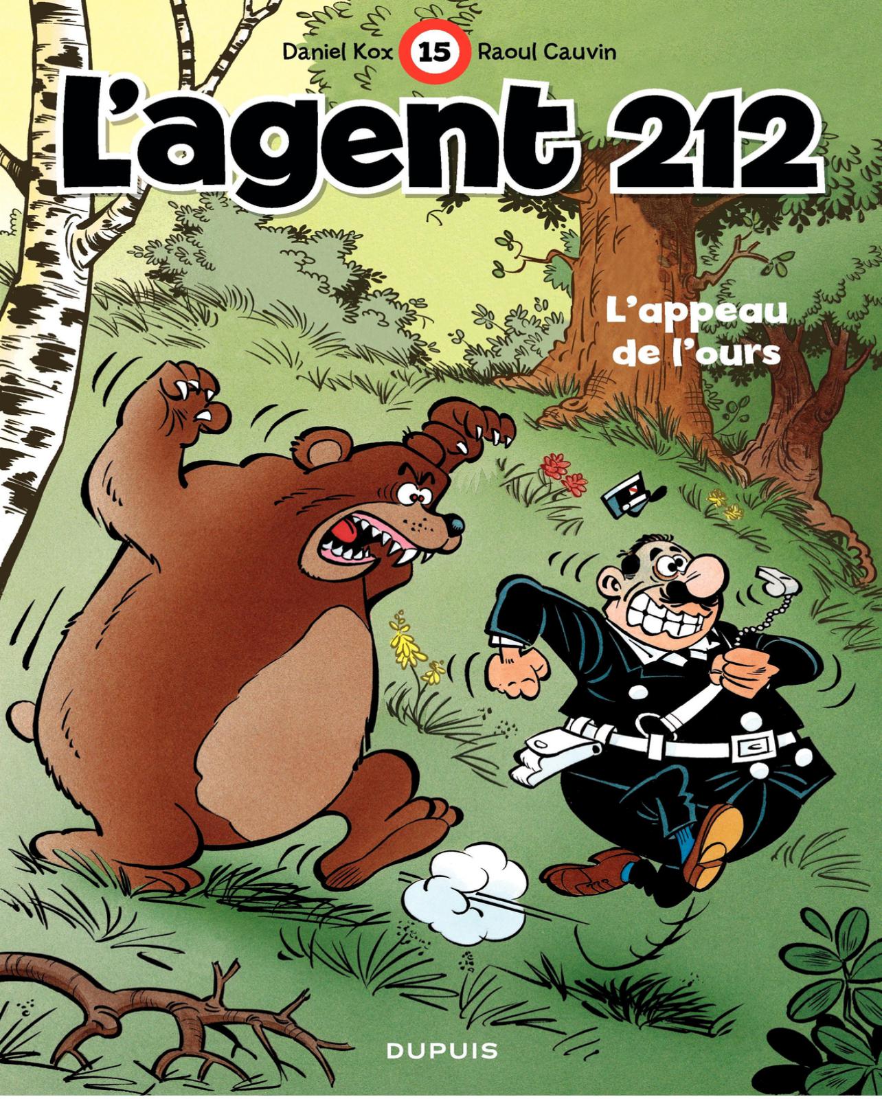 Appeau de L'ours (L') - Série Agent 212 (L') par Raoul Cauvin et Daniel Kox - Couverture