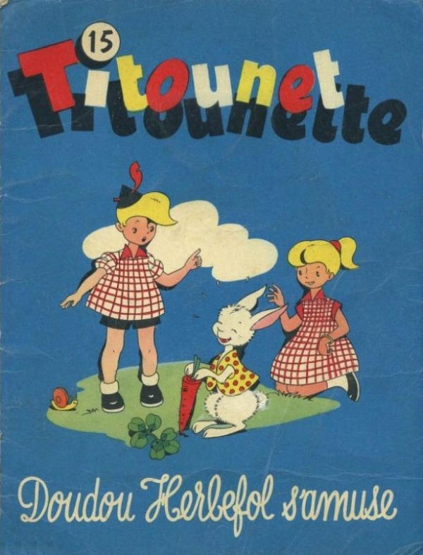 Doudou Herbefol s'amuse - Série Titounet et Titounette par Marie-Mad Bourdin - Couverture