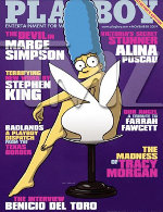 Marge Simpson en couverture de Playboy