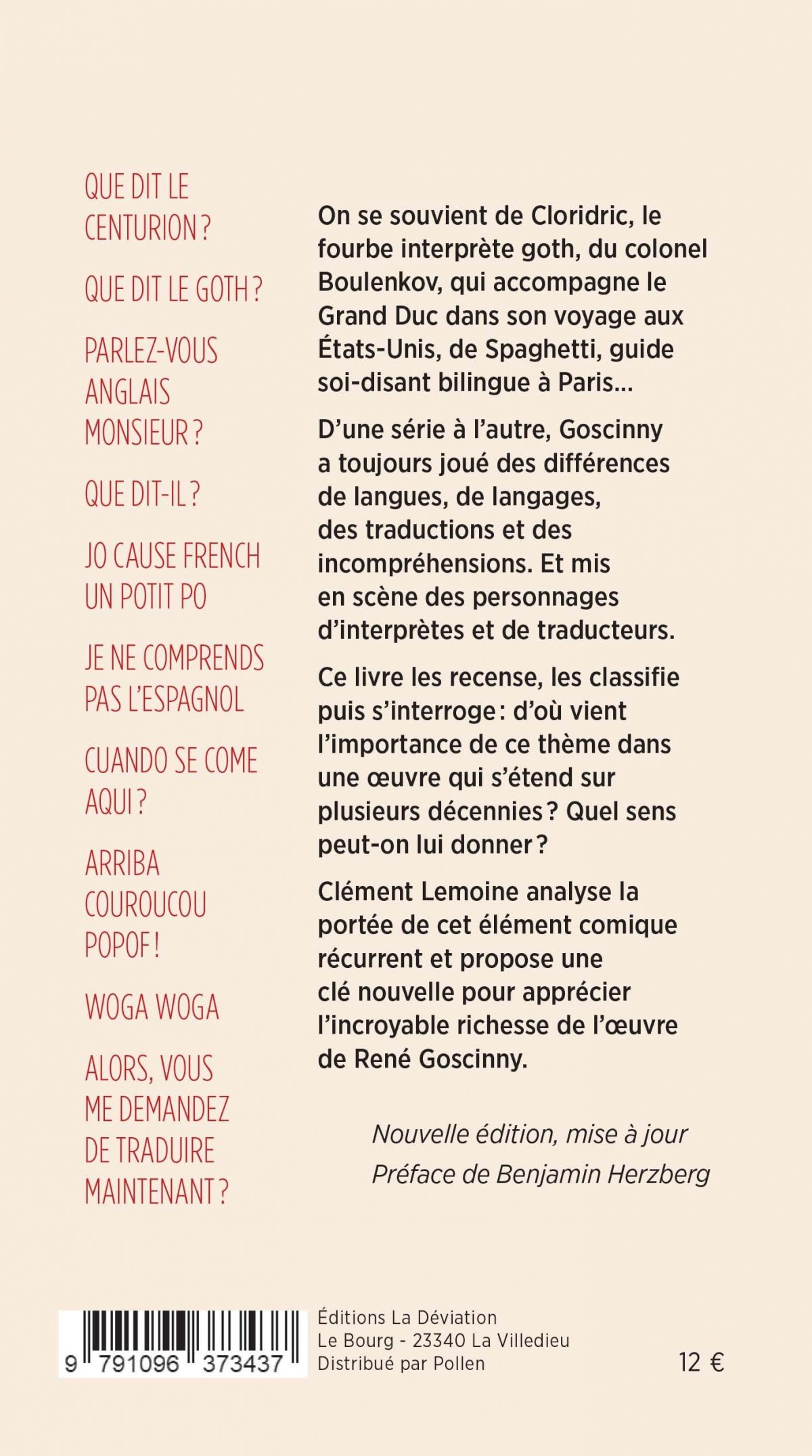 Versions originales - Interprètes et traducteurs dans l'oeuvre de René Goscinny - Extrait 1