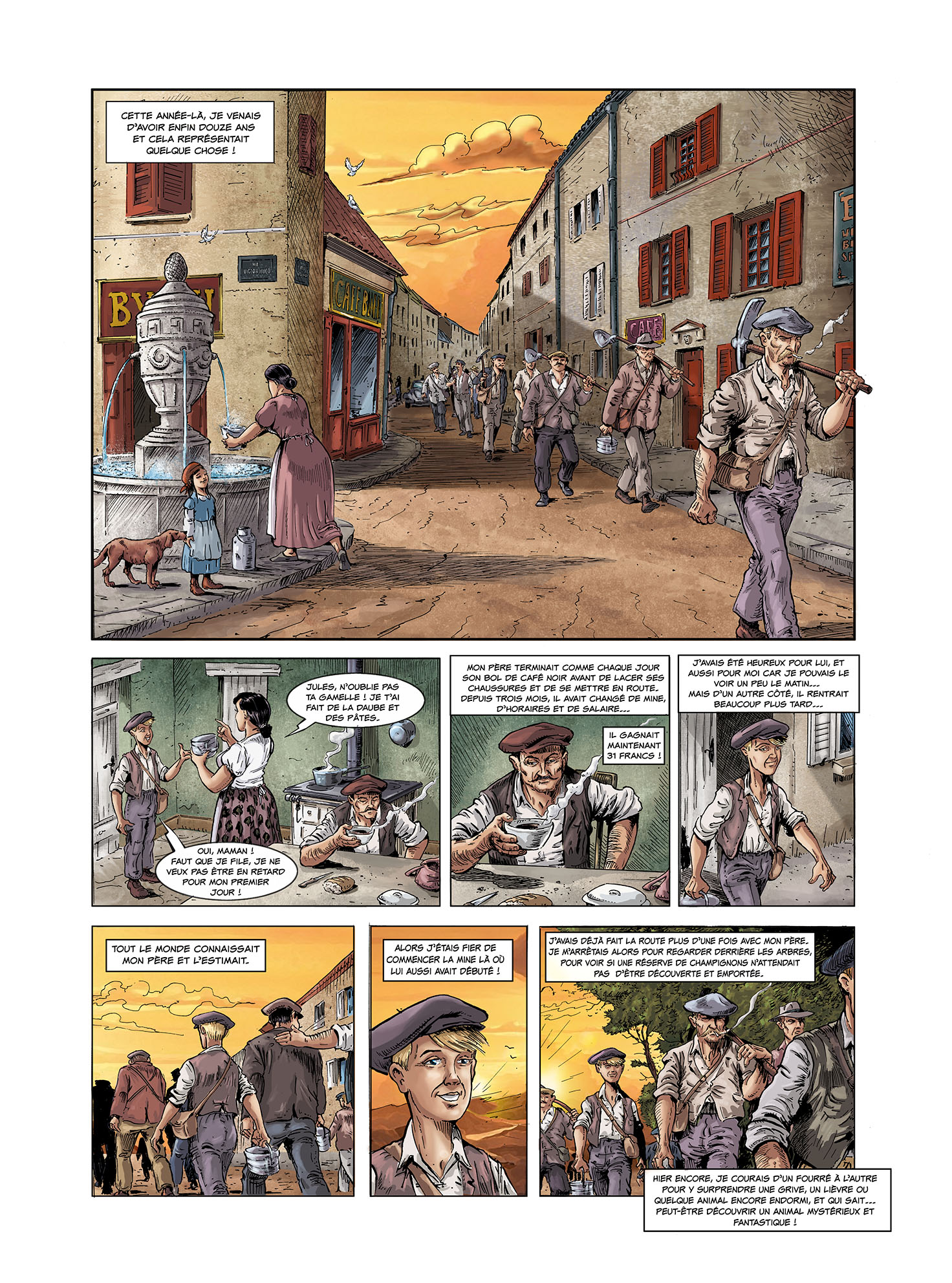Gueules rouges - Enfant de la mine - Extrait 1