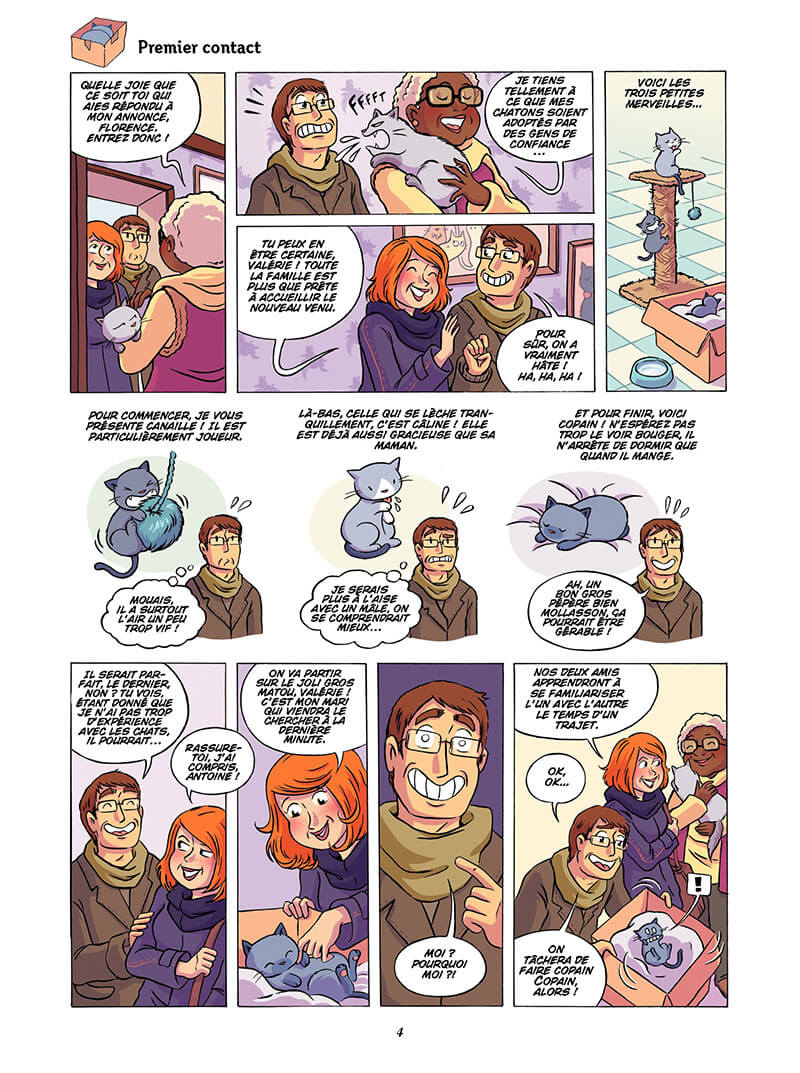 Chat arrive - Extrait 1