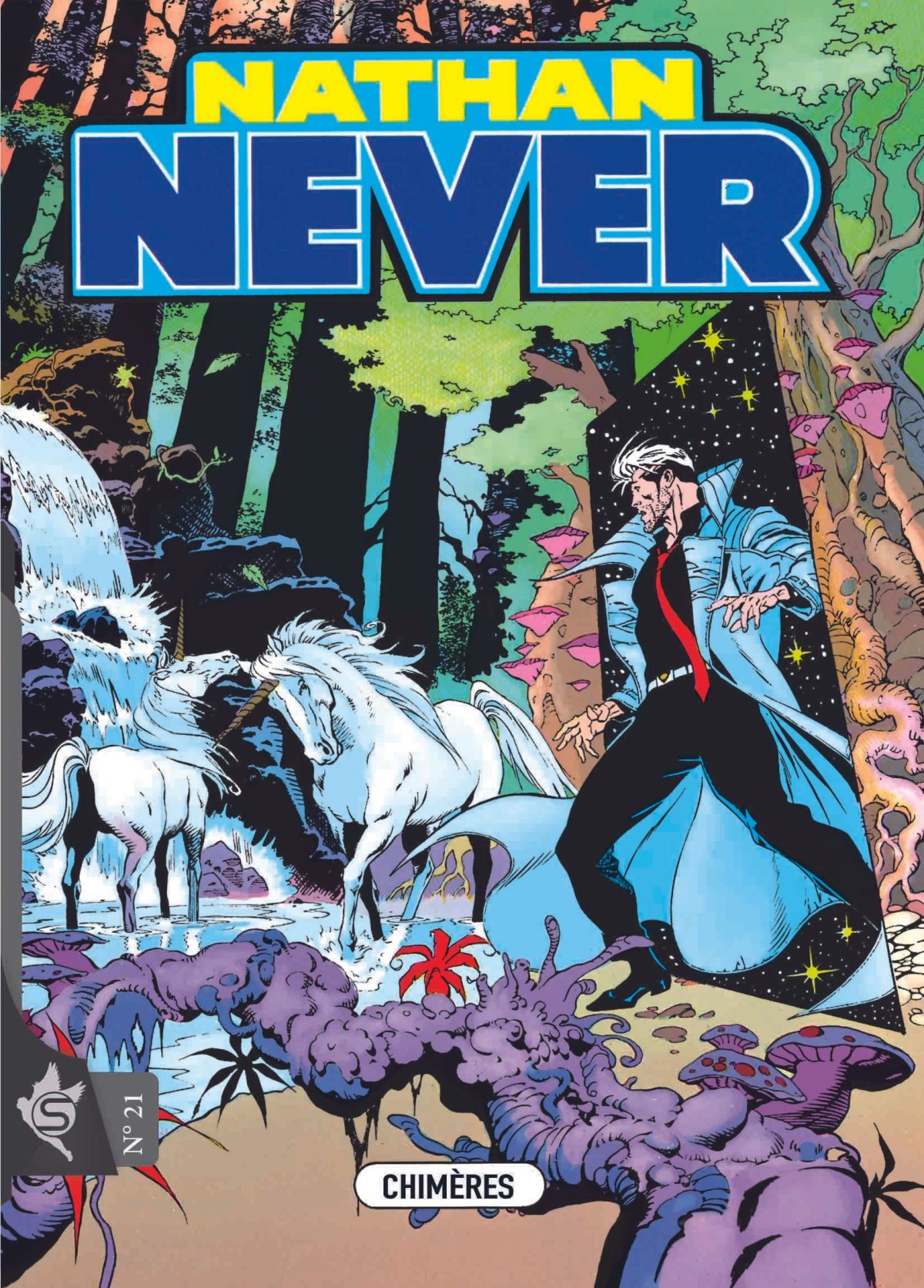 Chimères - Série Nathan Never par Bepi Vigna, Claudio Castellini et Stefano Casini - Couverture