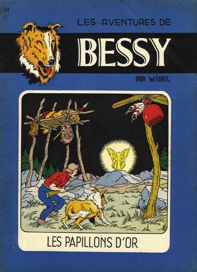 Les papillons d'or - Série Bessy par Willy Vandersteen - Couverture
