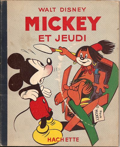 Mickey et Jeudi - Série Mickey (Hachette) par Floyd Gottfredson - Couverture