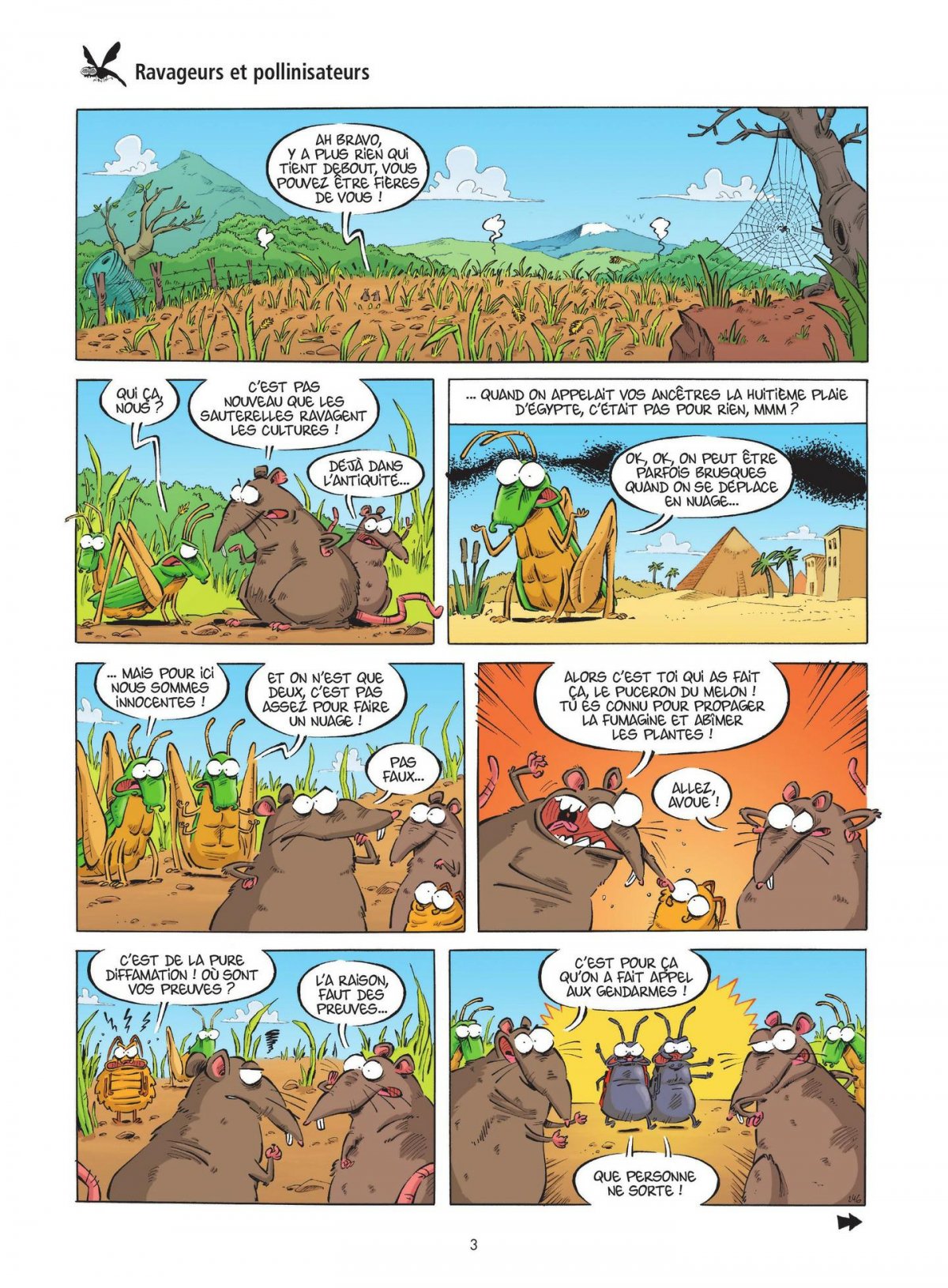 Insectes en BD (Les) 6 - Extrait 1