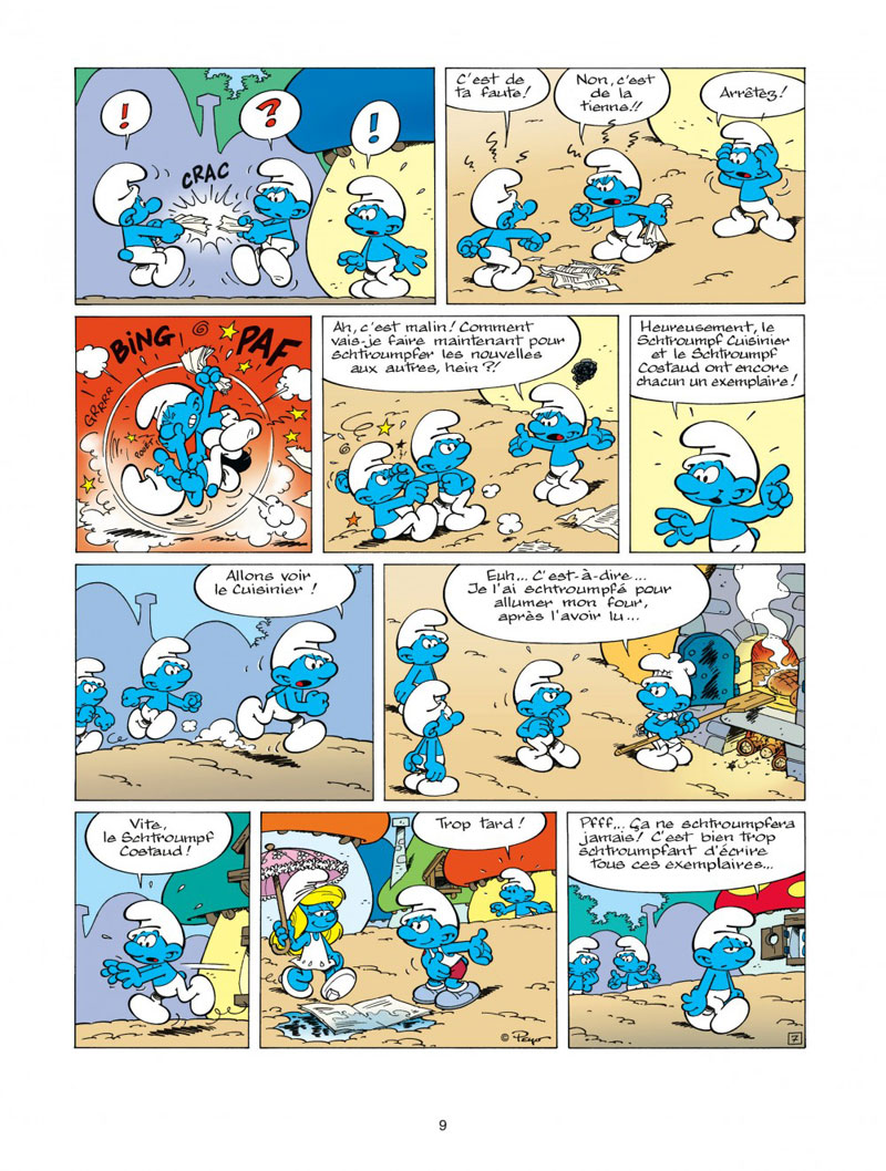 Schtroumpf reporter (Le) - Extrait 1