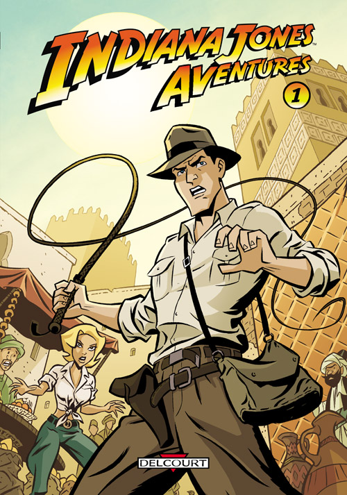 Indiana Jones Aventures 1 - Série Indiana Jones Aventures par Philip Gelatt et Ethen Beavers - Couverture