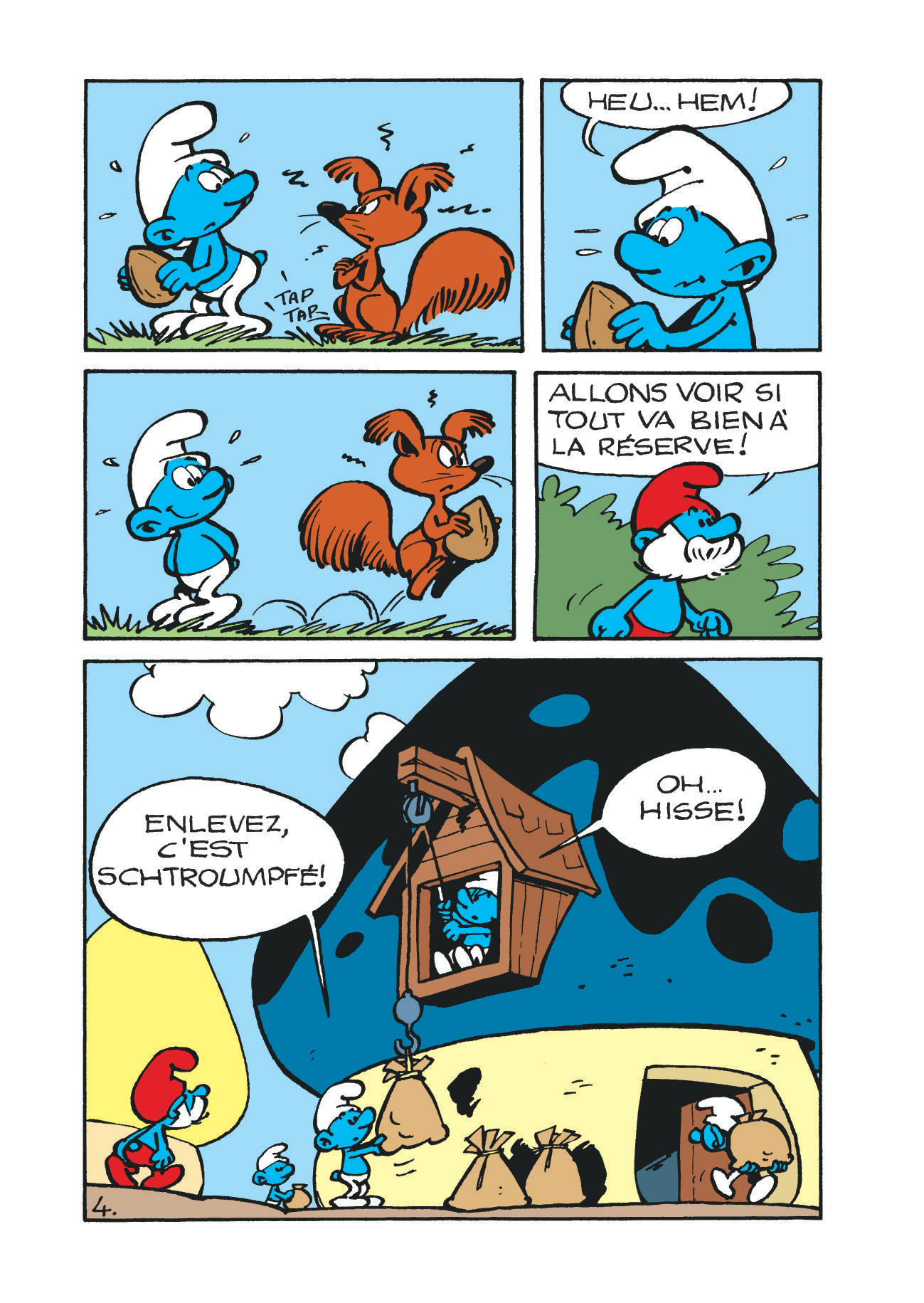 Faim des Schtroumpfs (La) - Extrait 1