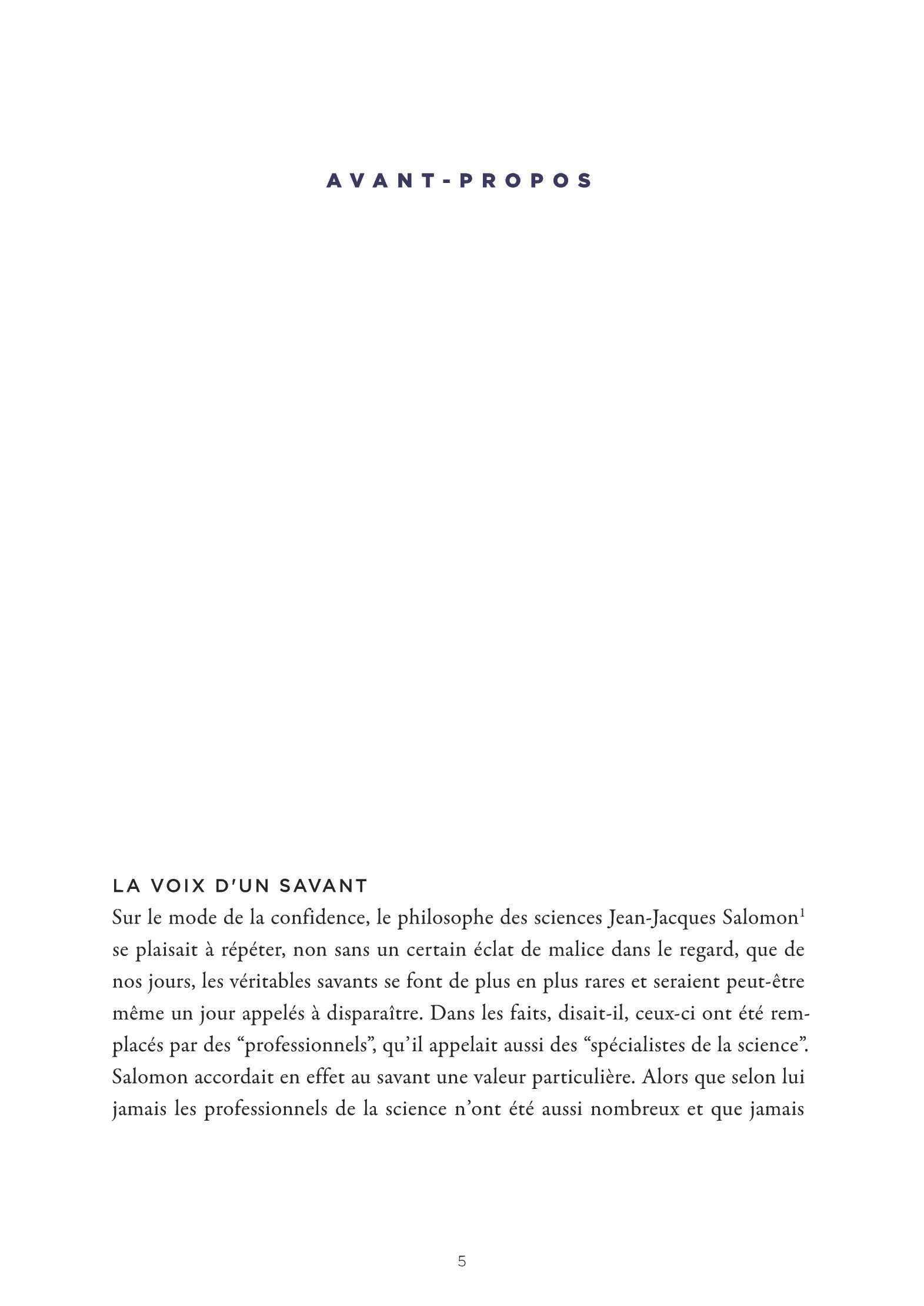 Univers (L') - Extrait 1