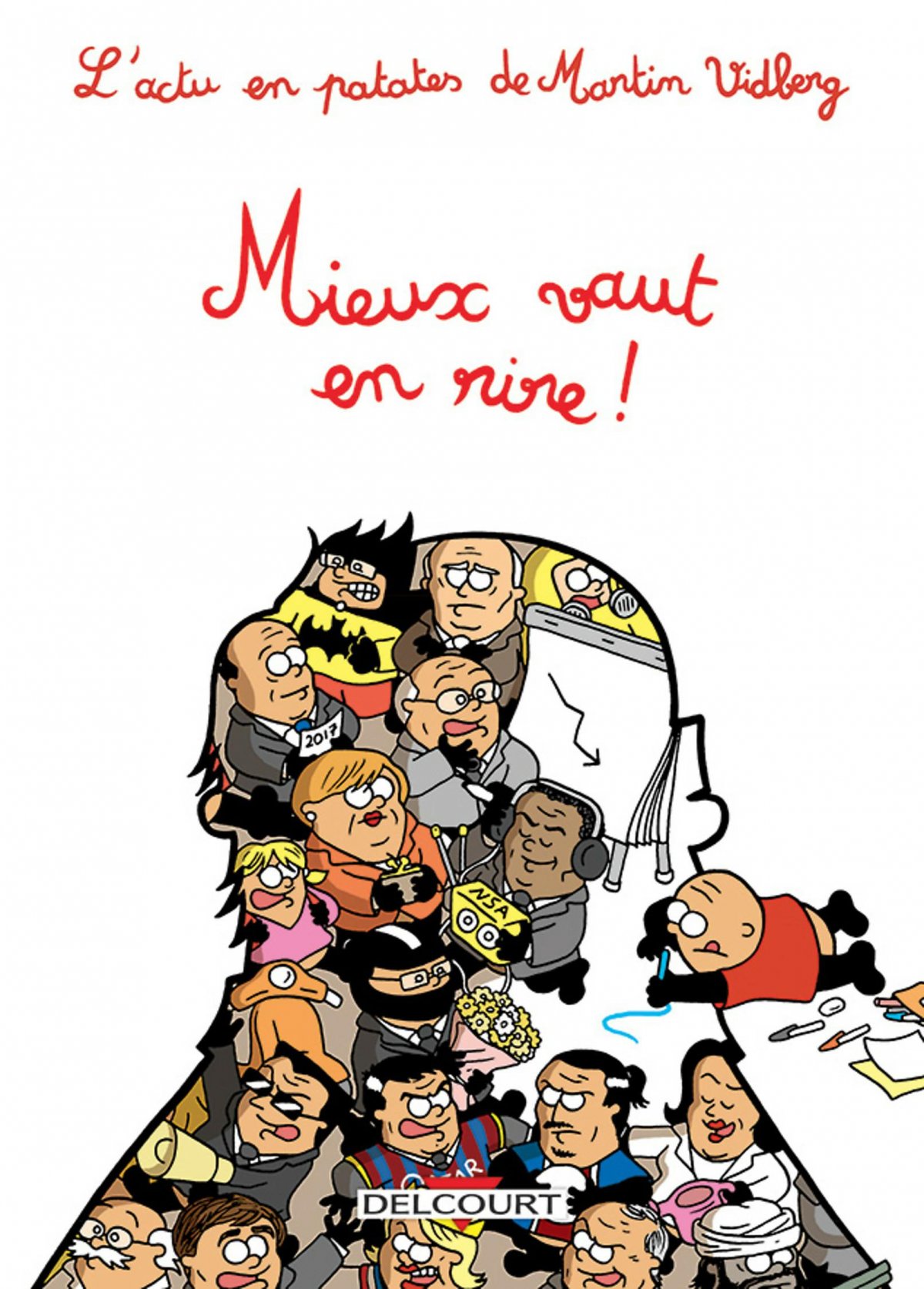 Mieux vaut en rire ! - Série Actu en patates (L') par Martin Vidberg - Couverture