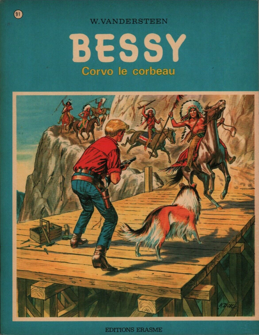 Corvo le corbeau - Série Bessy par Willy Vandersteen - Couverture