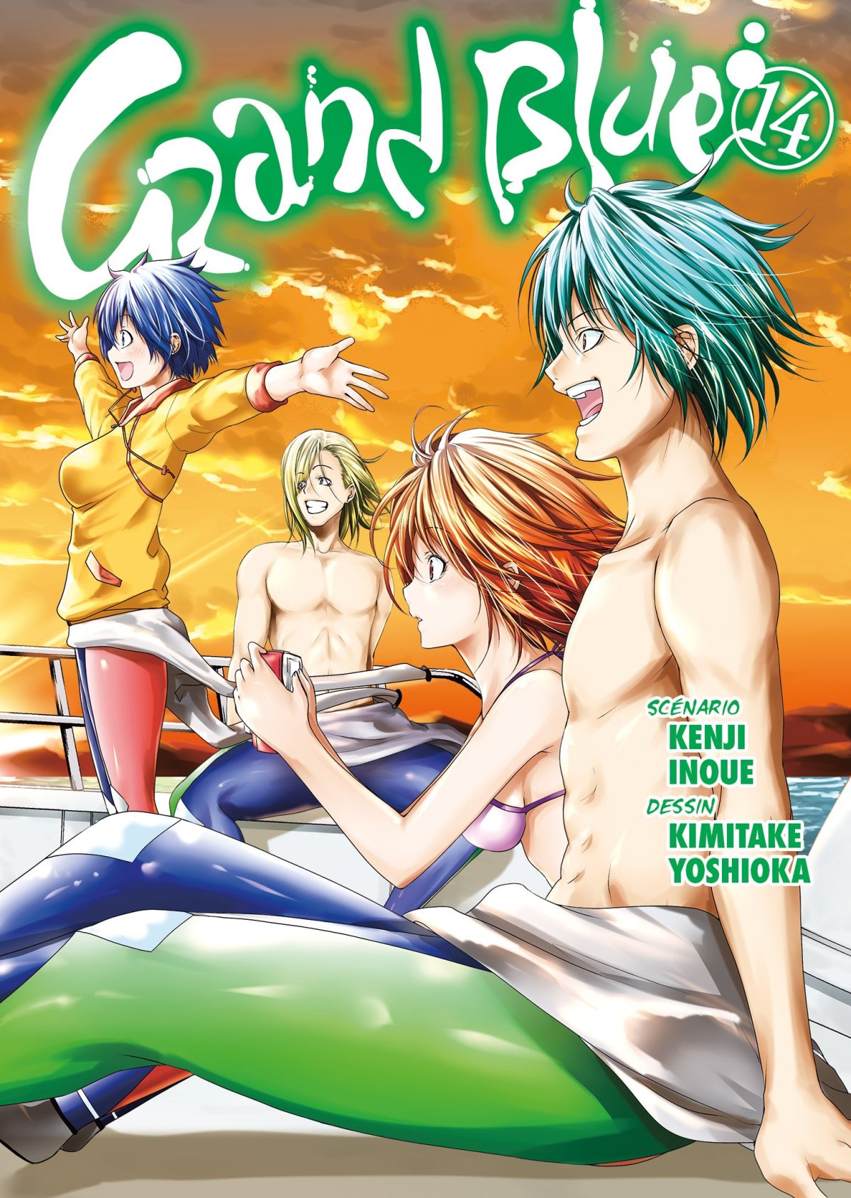 Grand Blue 14 - Série Grand Blue par Kenji Inoue et Yoshioka Kimitake - Couverture