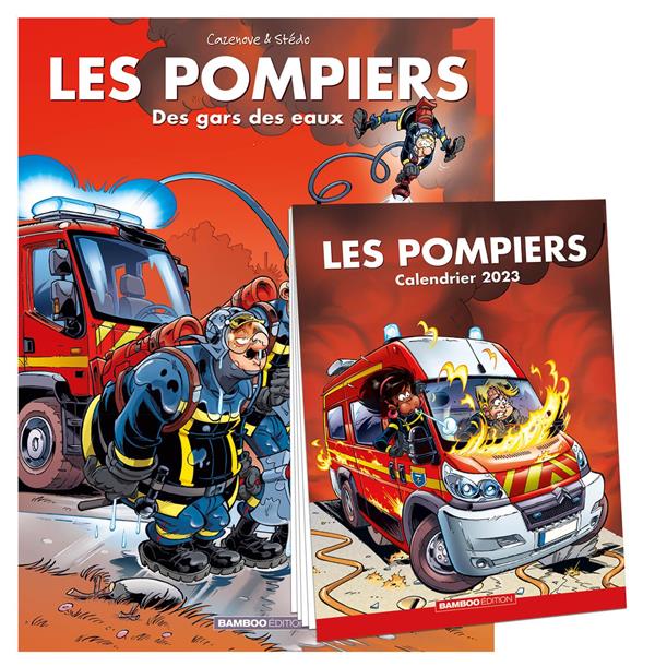 Gars des eaux (Des) - Série Pompiers (Les) par Christophe Cazenove et Stédo - Couverture