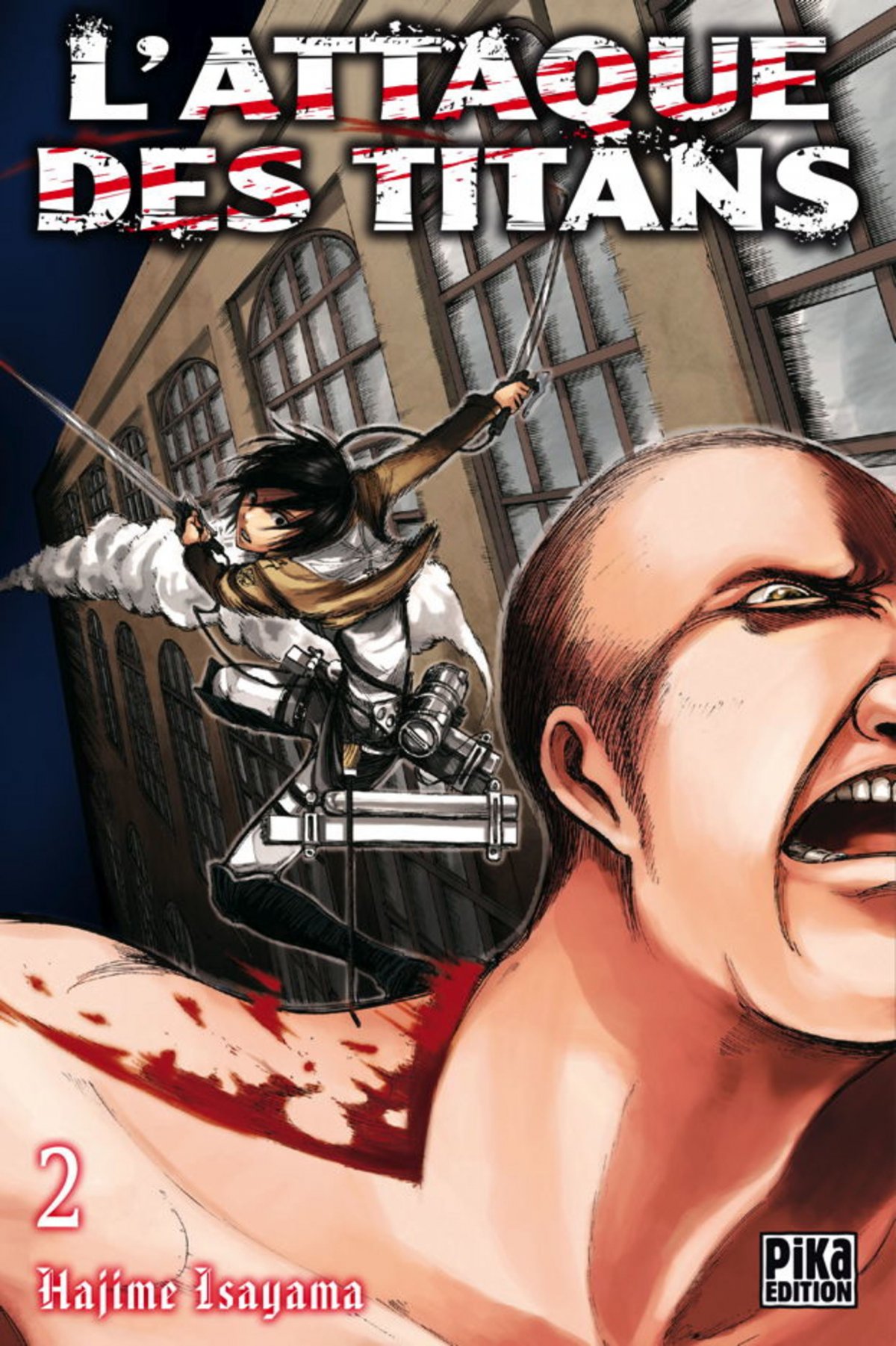 Attaque des Titans (L') 2 - Série Attaque des Titans (L') par Hajime Isayama - Couverture